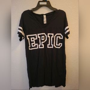 EPIC Forever 21 Lingerie Black Nightgown Size S